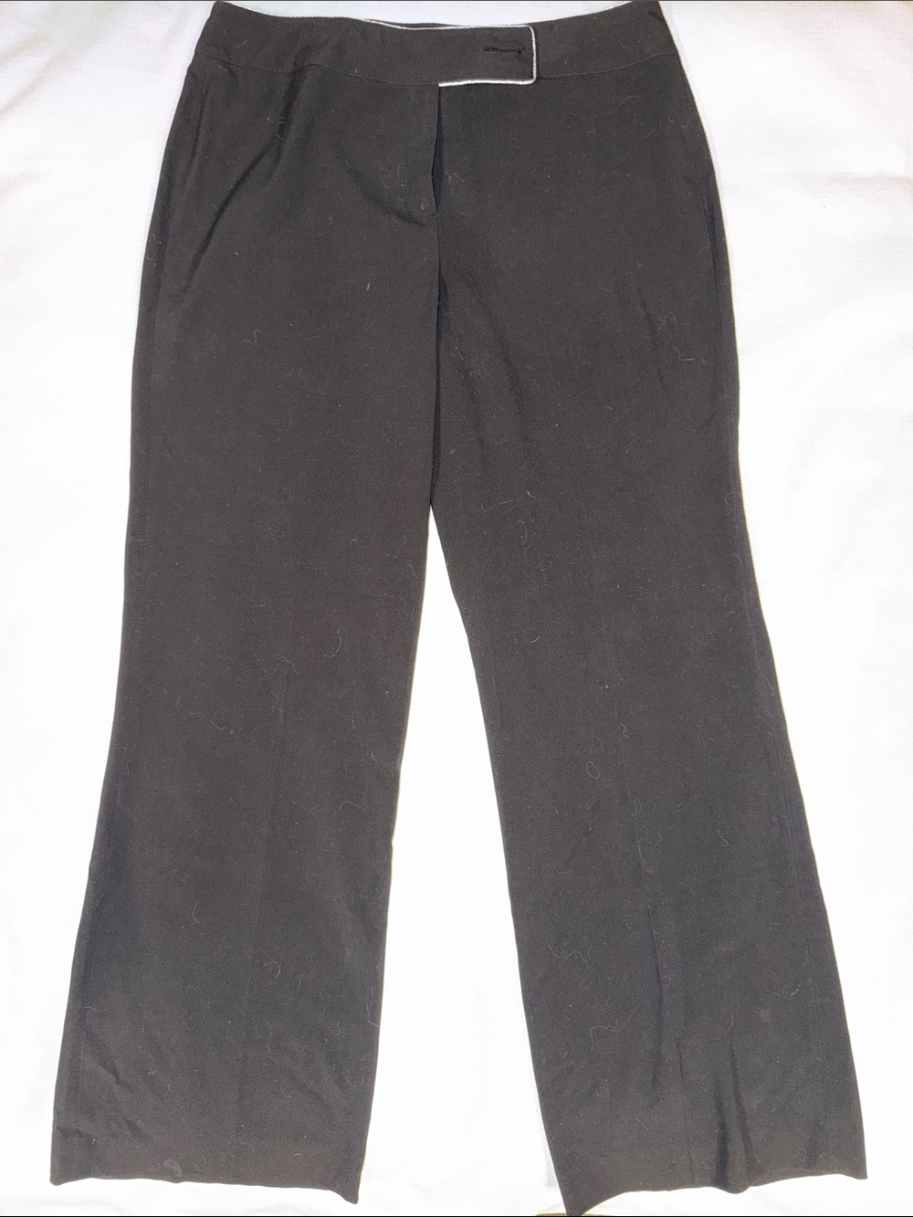 dressbarn Black Wide-Leg Dress Trousers